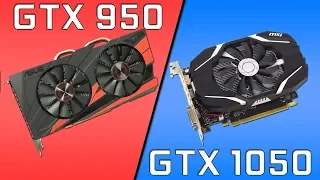 [GTX 950 vs 1050] in 5 games