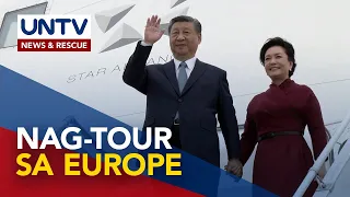 Chinese Pres. Xi, bumisita sa France para sa unang Europe trip sa loob ng limang taon