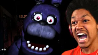 I've Never Been So SCARED Before!!! Playing FNAF For The First Time