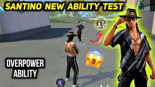 Santino Character Ability After Update | Free Fire Santino Character Ability Test & Gameplay
