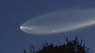 Spectacular SpaceX Falcon 9 Rocket launch from Vandenberg Space Force Base