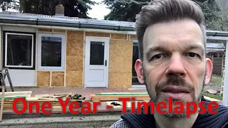 Renovating an abandoned Tiny House #31: One Year timelapse