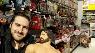 TOY HUNT!!! | Stone Cold Seth Rollins Big Figs | WWE Mattel Wrestling Figure Shopping Fun #29