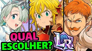 QUAL LR FAZER PRIMEIRO? MELIODAS LOSTVAYNE, ELIZABETH OU ESCANOR??? - Seven deadly sins Grand Cross