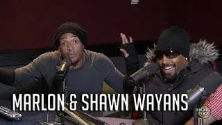 Shawn & Marlon Wayans Clown each other + talk Haunted house 2!