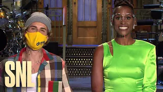 Issa Rae and Justin Bieber Are Excited for SNL