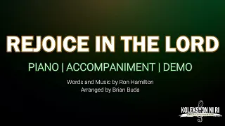 Rejoice in the Lord | Piano | Accompaniment | Lyrics