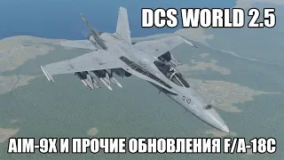 DCS World 2.5 | F/A-18C | AIM-9X и прочие обновления