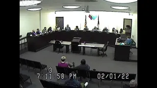 City Council Meeting 02-01-2022