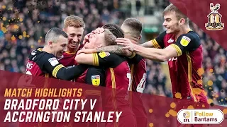 MATCH HIGHLIGHTS: Bradford City 3-0 Accrington Stanley