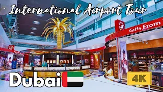 DUBAI 🇦🇪 INTERNATIONAL AIRPORT 2023 | ONE OF THE LARGEST TERMINAL IN THE WORLD | WALKING TOUR [4K]