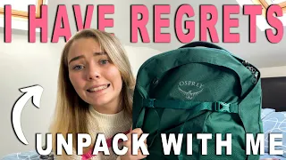 Un-Pack With Me...Learn from my Mistakes (4 Months Backpacking Europe with a Carry-on)