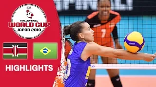 KENYA vs. BRAZIL - Highlights | Women's Volleyball World Cup 2019