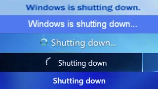 Windows Shutdown Screens! (95 - 11 + Betas)