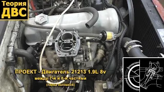 Теория ДВС "ПРОЕКТ - Двигатель 21213 1.9L 8v": между 7-й и 8-й частями (перед поломкой)