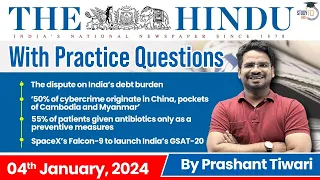 The Hindu Analysis by Prashant Tiwari | 4 January | Current Affairs Today | StudyIQ