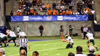 Colorado State Football Field Goal vs UTEP 2011