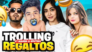 TROLLING REGALTOS FOR 8 MINUTES ft Mamba & Krutika | Funny BGMI Highlights