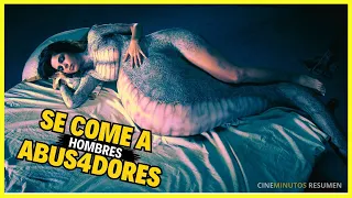 Una SERPIENTE se Convierte en una MUJER HERMOSA para Castigar Hombres Abụsaḏores | RESUMEN