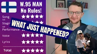 REACTING to Windows 95 Man - No Rules! - Finland EUROVISION 2024