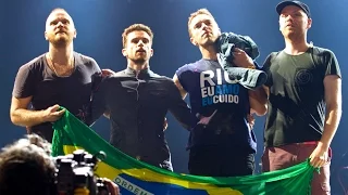 Coldplay: 5 momentos em que o público brasileiro faz arrepiar