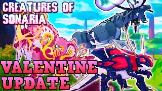 VALENTINE FINAL UPDATE! Creatures Of Sonaria ALL Valentine Creatures Showcase!