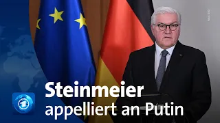 Bundespräsident Steinmeier verurteilt russischen Angriff auf die Ukraine