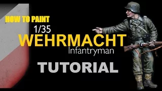How To Paint 1/35 German World War Two Infantry  TUTORIAL