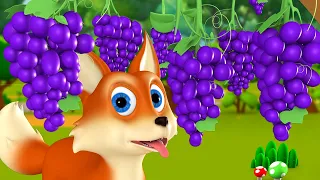 நரி மற்றும் புளிப்பு திராட்சை கதை - The Fox and Sour Grapes Tamil Moral Stories for Children Kids