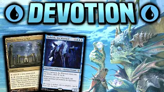 💙 MONO BLUE DEVOTION... but it's Green... 【 PIONEER MTG Gameplay 】