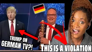 Such Audacity!! 😎 Reaction To Donald Trump Destroyed On German TV .