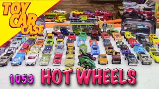 1053 BIG Box of HOT WHEELS and New Micros! Toy Car Case