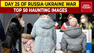 Take A Look At Top 50 Haunting Images of Russian Invasion Of Ukraine | Day 25 Of Russia-Ukraine War