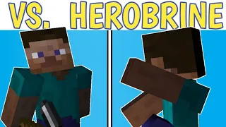 Friday Night Funkin'- v/s MINECRAFT HEROBRINE || MINECRAFT STEVE in FNF