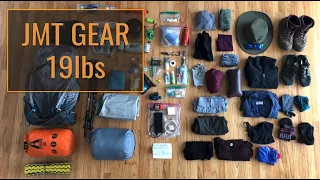 JMT | 19lb Gear List & Post-Hike Review