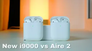 New i9000 TWS vs Ultimate Aire 2 TWS – сравнение копий Airpods!