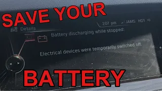 BMW Battery Discharging While Stopped -  Keep Your Battery In Good Condition