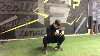 Deep squat ankle rock