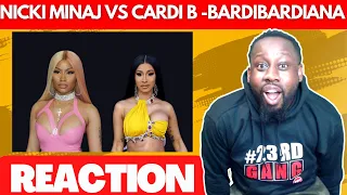 Nicki Minaj VS Cardi B- BardiBarbiana (Thotiana Remix) (VERSE BREAKDOWN) | @23rdMAB REACTION