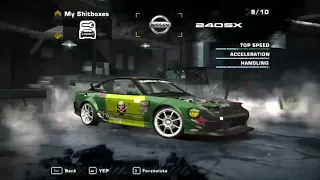 Nfs most wanted MOD PEPEGA EDITION drag race using 240SX