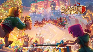 2022 Clash of Clans Christmas loading screen.