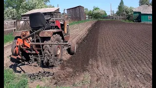 Плуг с бороной для минитрактора  Часть 1