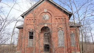 Abandoned Indiana One Room School House from 1895