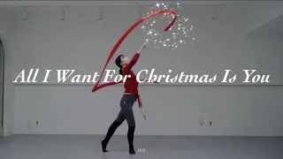 [Ribbon dance]#리본체조 All I Want For Christmas Is You - Mariah Carey | Rhythmic Gymnastics | 후이무브먼트