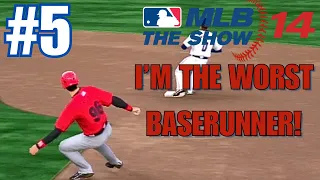 I AM THE WORST BASERUNNER! | AJMARKLE'S ROAD TO THE SHOW | MLB THE SHOW 14 #5