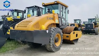 XCMG 14 Ton XS143J Single Drum Road Roller With SHANGCHAI Engine