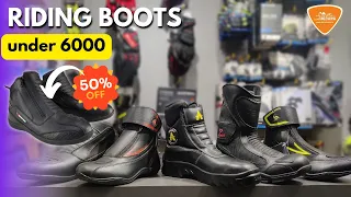 Top Best Riding Boots under 6000 - 50% OFF On Scoyco Riding boots - Raida, Scoyco, Orazo etc