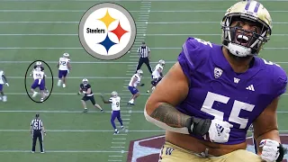 Film Room: Steelers OT Troy Fautanu an ELITE ATHLETE