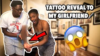 GIRLFRIEND REACTS TO MY NEW TATTOO🖋 #tattoo