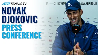 Novak Djokovic On Federer, Nadal, And...The Saxophone?! 🎷 | Nitto ATP Finals Press Conference